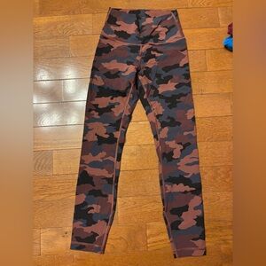 Lululemon Camouflage Align Leggings Blue/Brown/Black